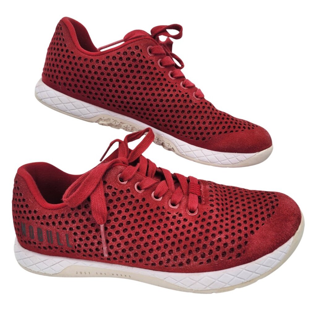 NOBULL PROJECT Red Suede‎ Trainer Crossfit Training Shoes 8.5